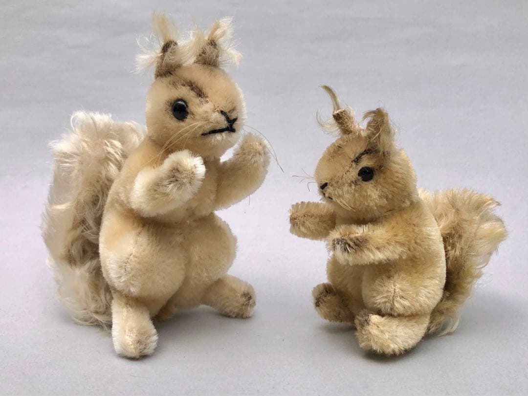 Steiff のリスのPossyグレー