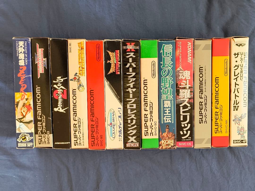 中古　スーパーファミコンソフト　13点　魂斗羅スピリッツ　マザー2