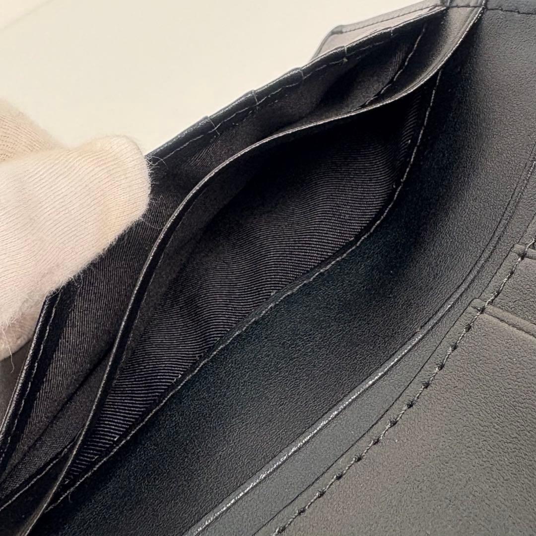 【箱無し】 Tory Burch ジョージア 二つ折り財布 ブラック