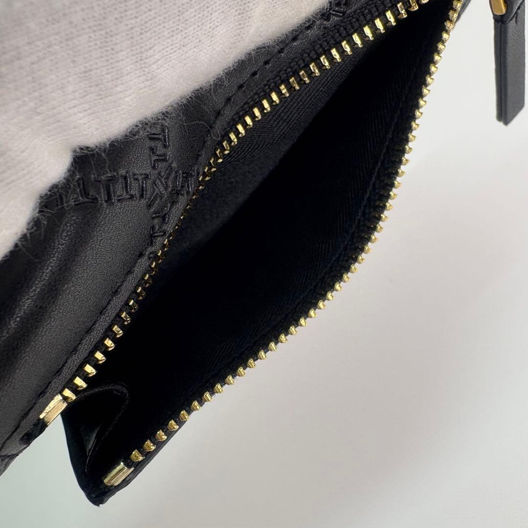 【箱無し】 Tory Burch ジョージア 二つ折り財布 ブラック