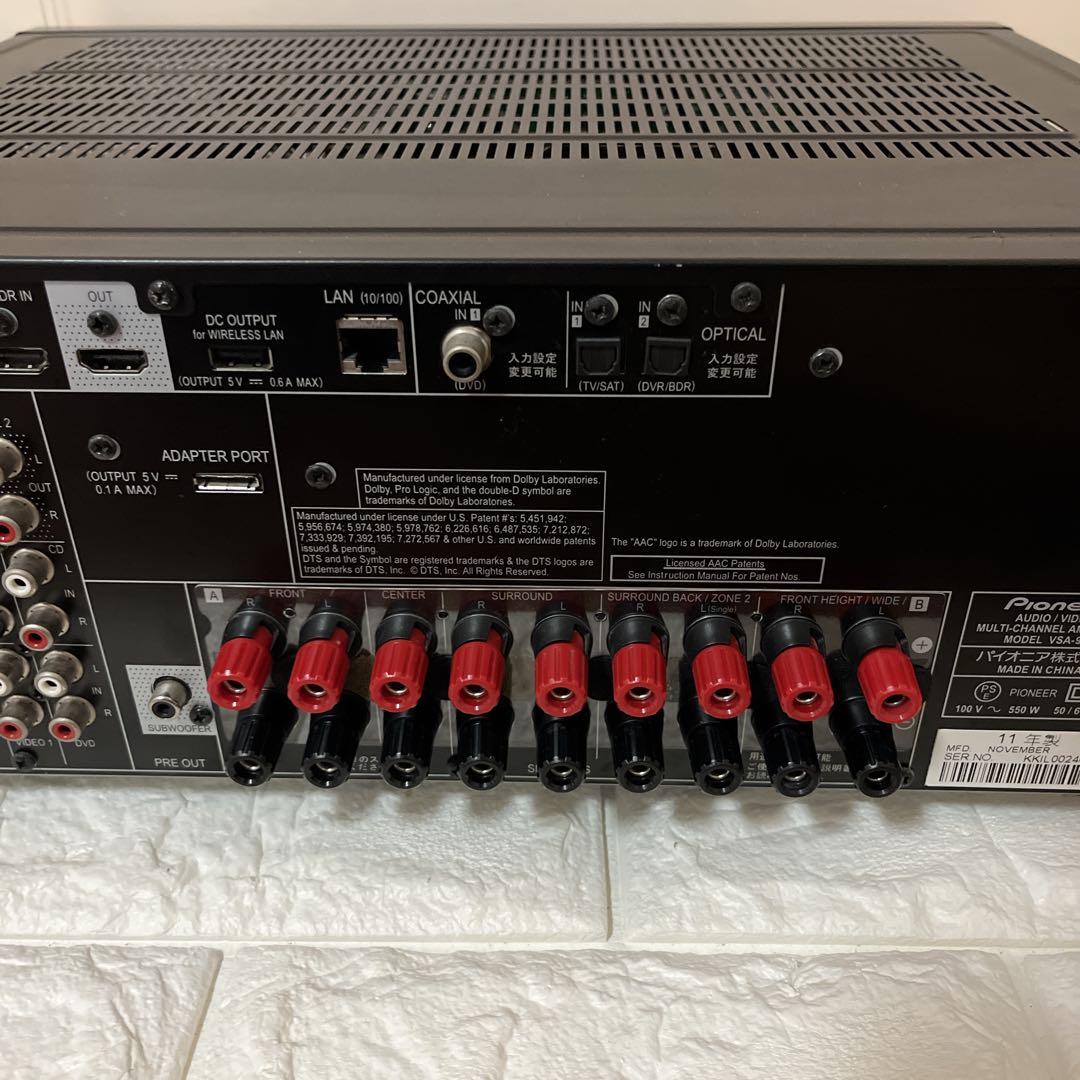 【美品】Pioneer VSA-921 マルチチャネルAVアンプ