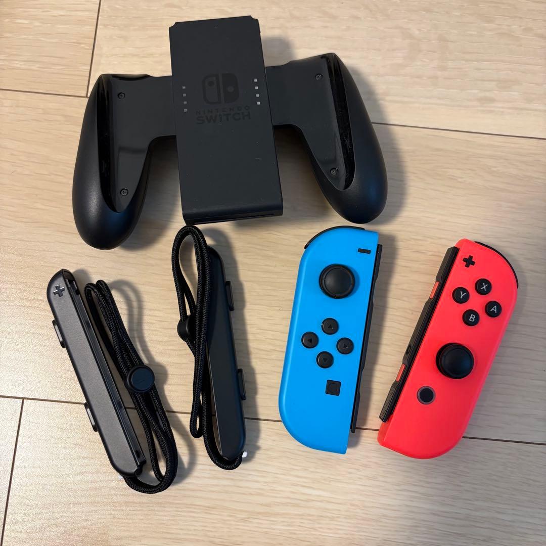 【美品】Nintendo Switch 青/赤 本体