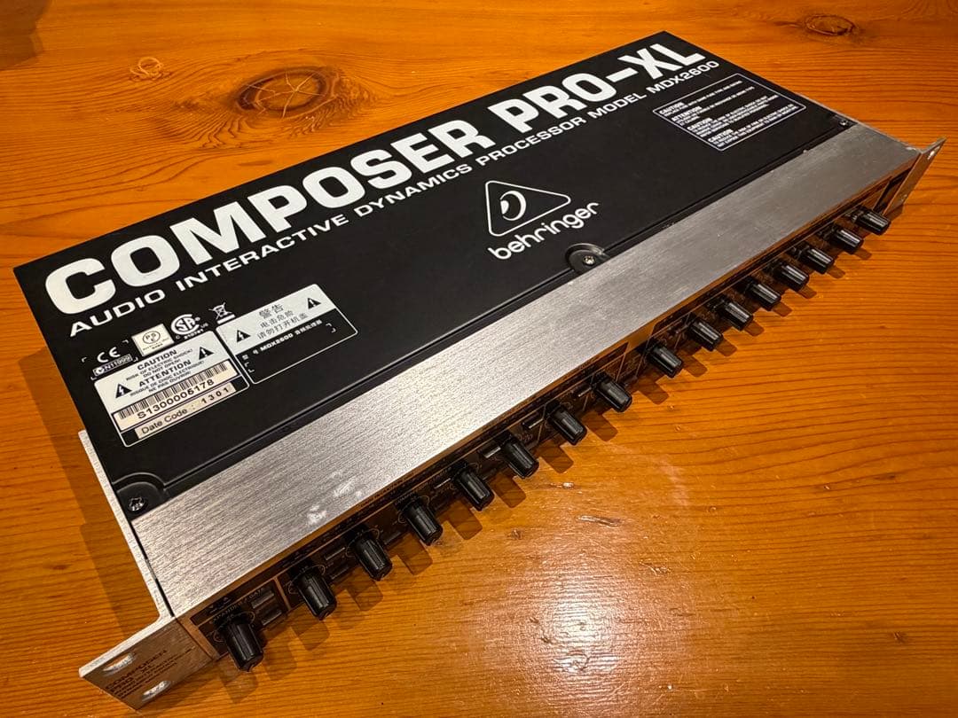 BEHRINGER MDX2600 コンプ リミッター メンテ済 動作確認済