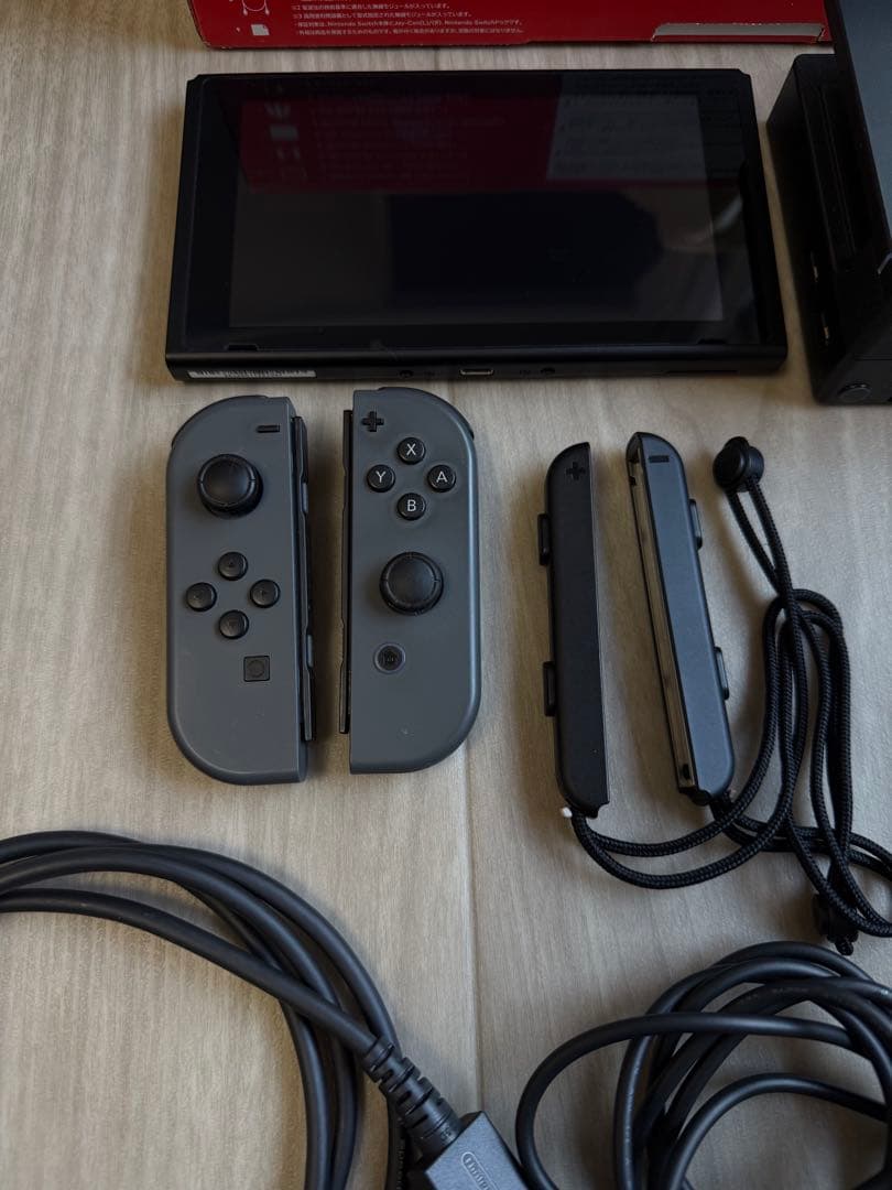 Nintendo Switch 本体 グレー バッテリー強化版 付属品全て有り