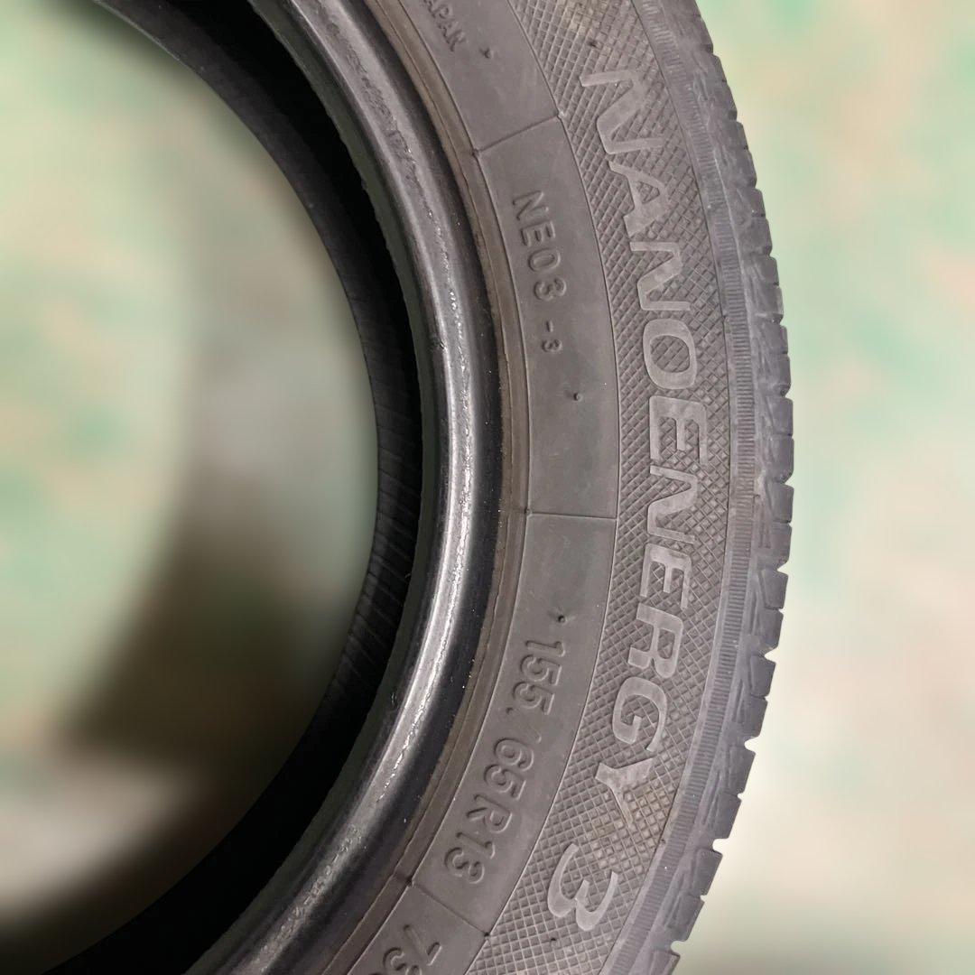 TOYO 155/65R13 NANOENERGY3 4本早い者勝ち