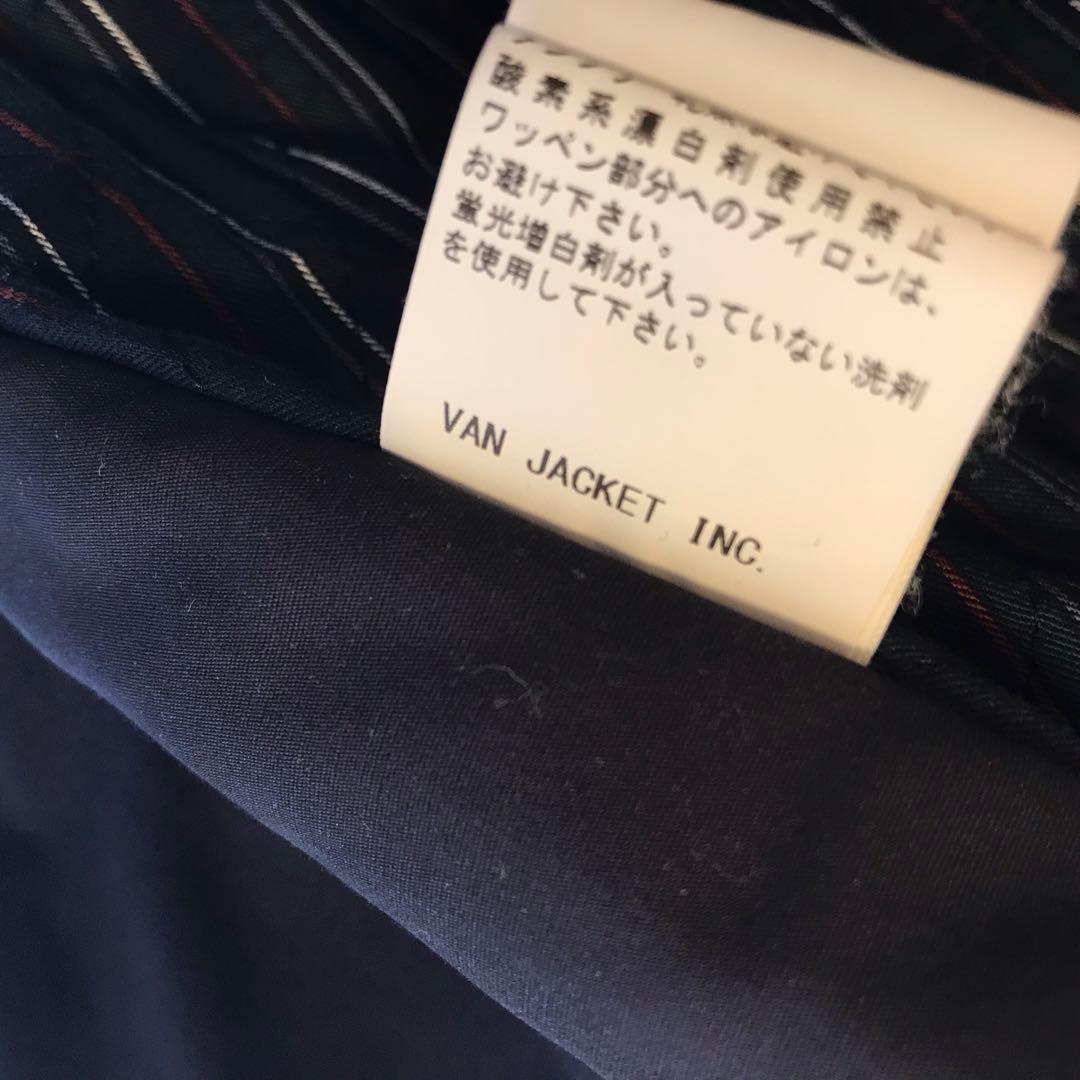 VAN コットンスイングトップ　ネイビー