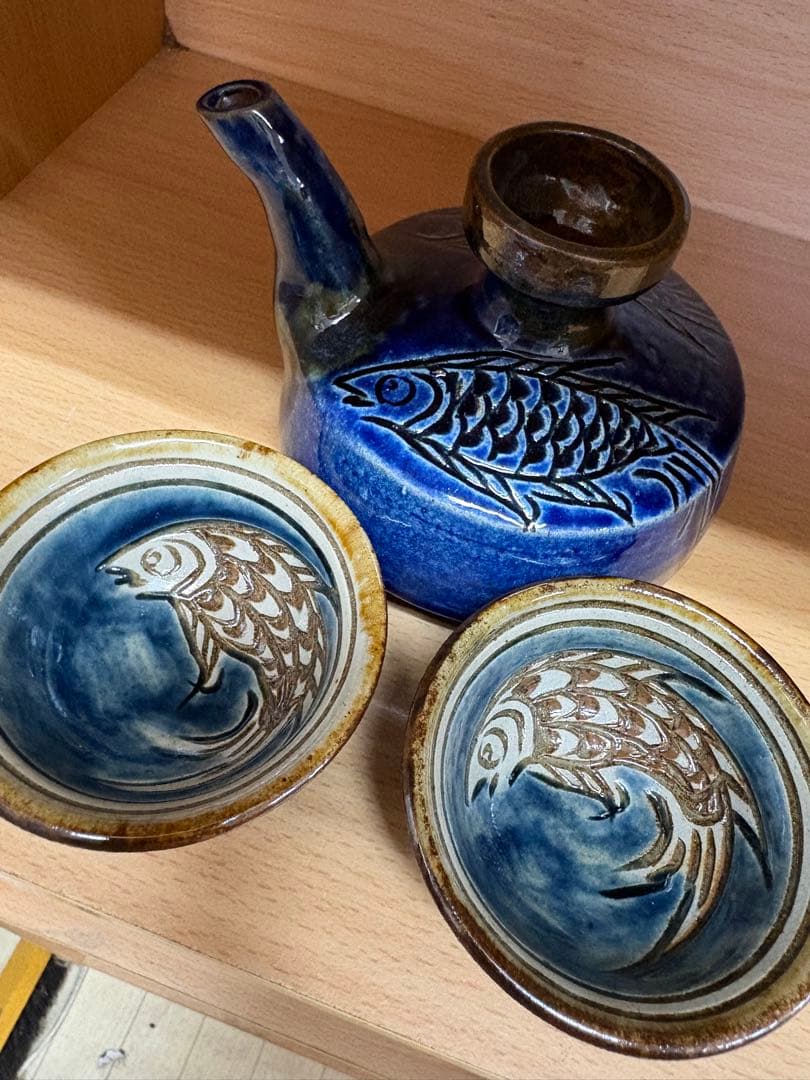 カラカラセット　金城吉彦　やちむん