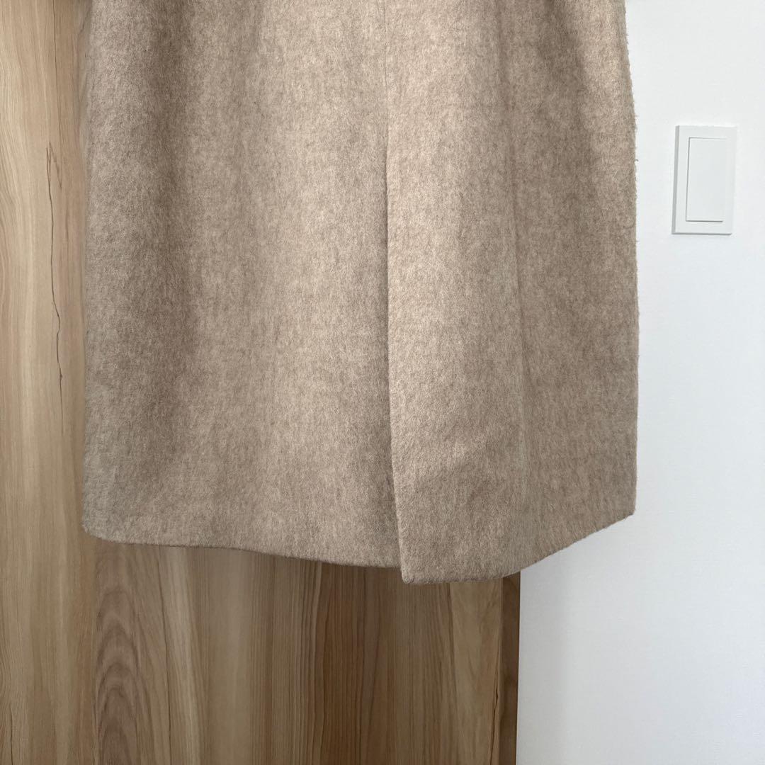 ジャケット・アウター DOUBLE WOOL LONG COAT CLANE