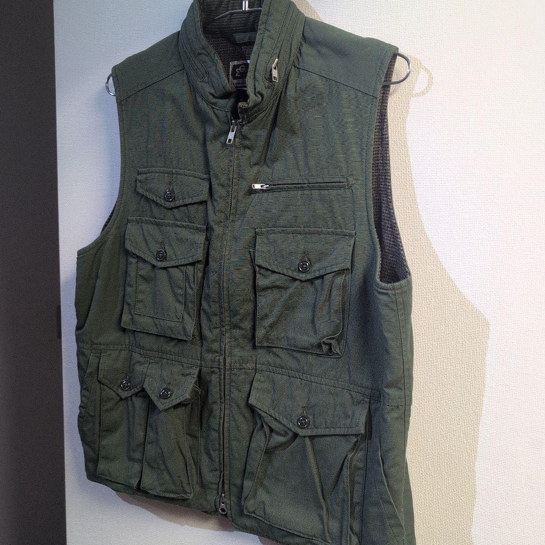 美品エンジニアードガーメンツ フォトグラファーベスト M KHAKI