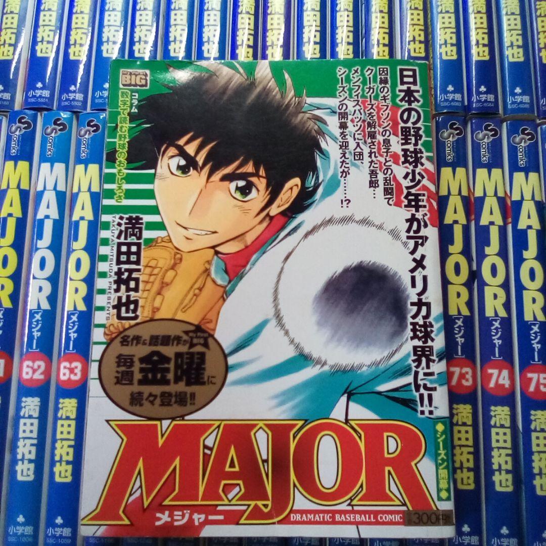 【全巻+α】MAJOR［メジャー］全78巻セット／満田拓也（USED/匿名発送）