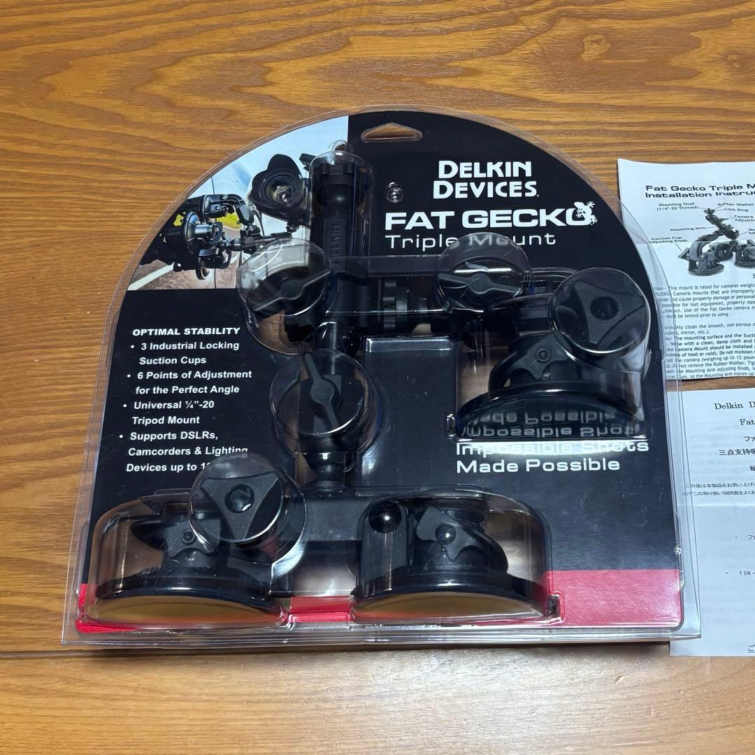 Delkin FAT GECKO Dual Mount 3点支持カメラマウント