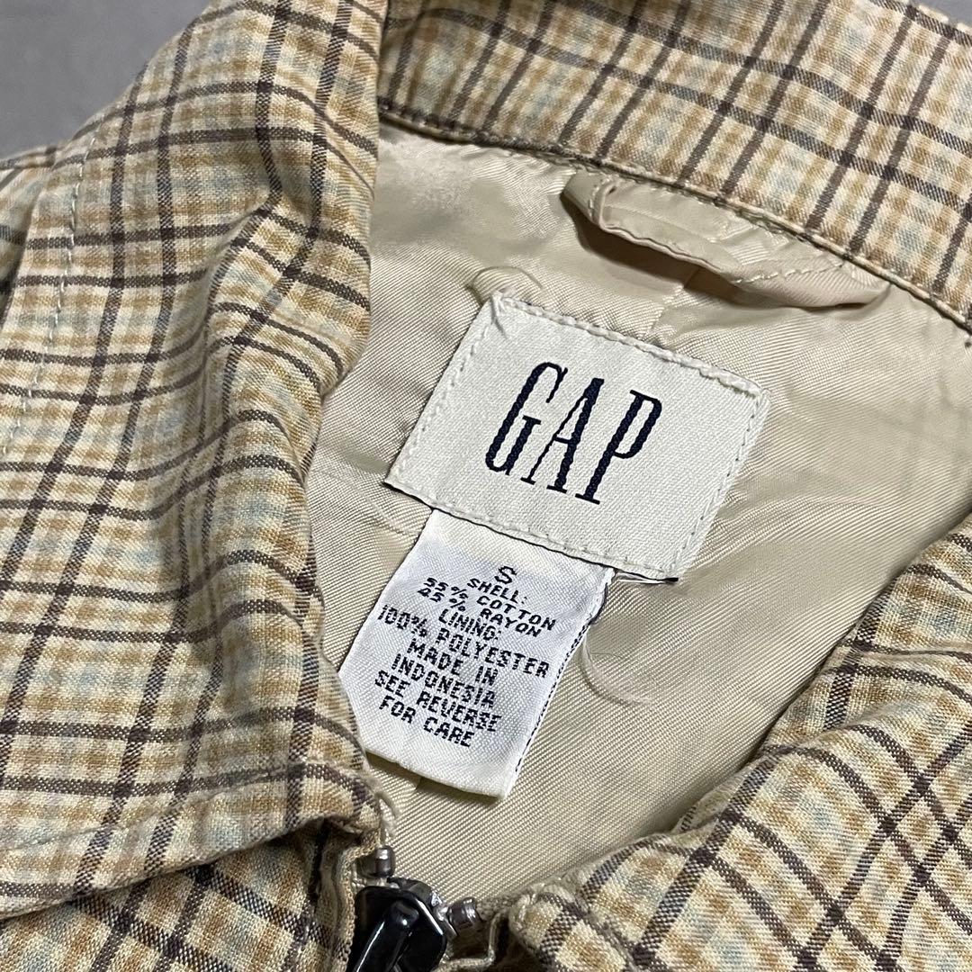 ジャケット・アウター old gap check drizzler jacket sullen
