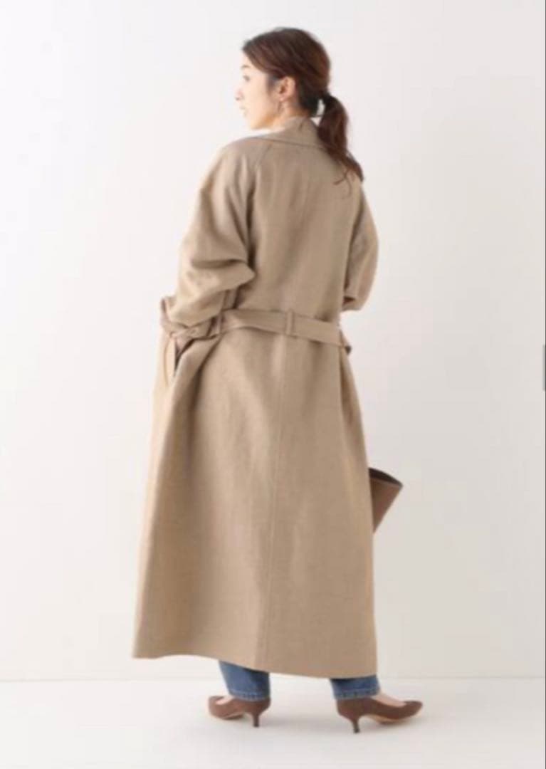 ハ*ル様 IENA maison リネントレンチコート✨　サイズ38