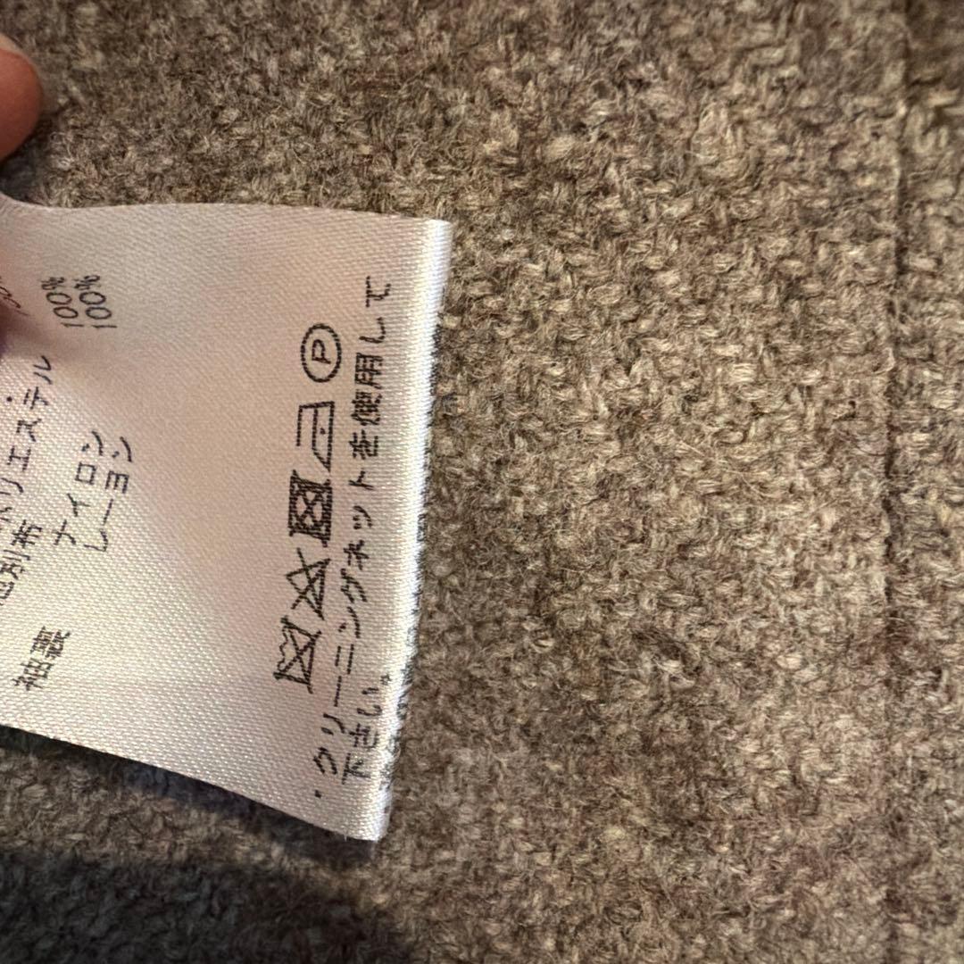 ETRO 刺繍入りグレージュコート　美品