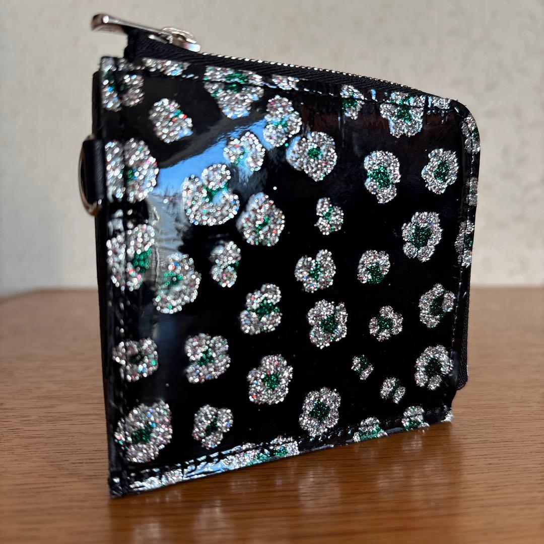 美品◆PETTICA◆ペチカ革財布ファーストウォレット【きらばな】パラコード付き