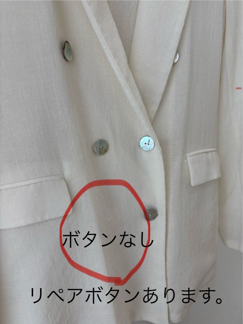SHENERY ホワイトシアージャケット