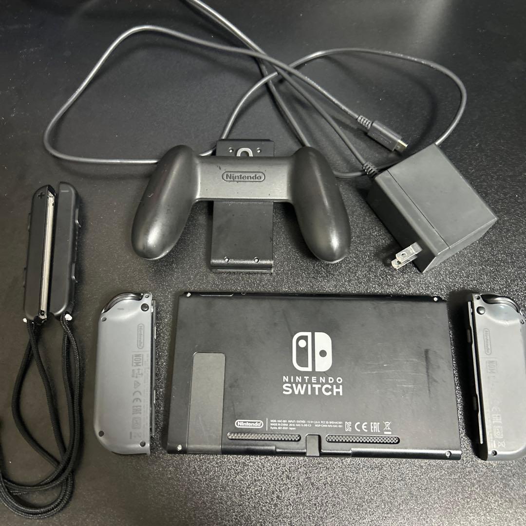 Nintendo Switch 本体 グレー HDMIケーブル欠品