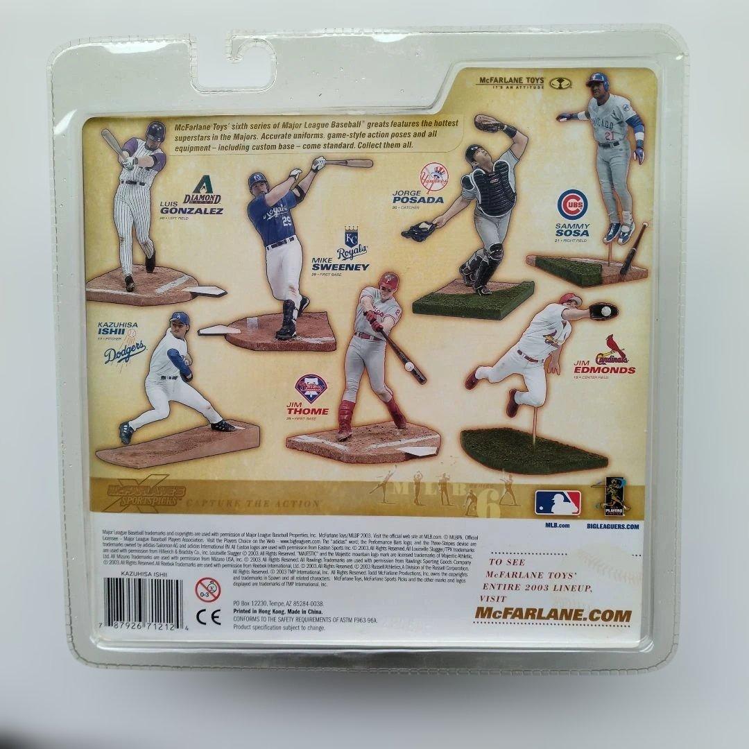(バリアント/未開封品)マクファーレンMLB 石井一久/ドジャース 2体セット