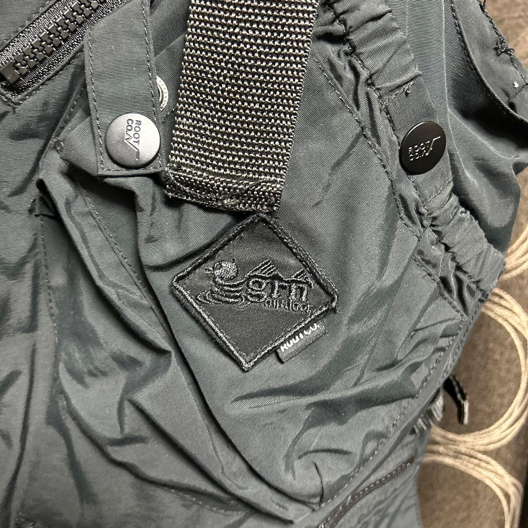 (廃盤品)ROOT CO. grn outdoor TEBURA ベスト 黒