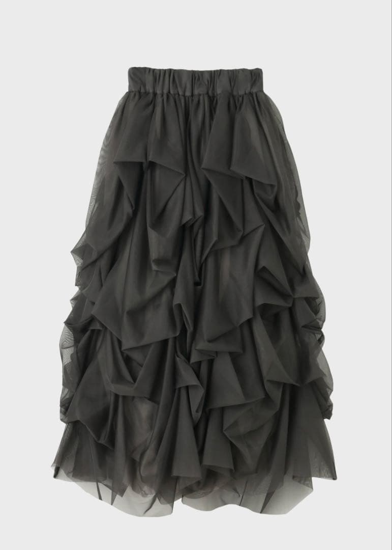 新品　THE TOE Iris Tulle Skirt グレー