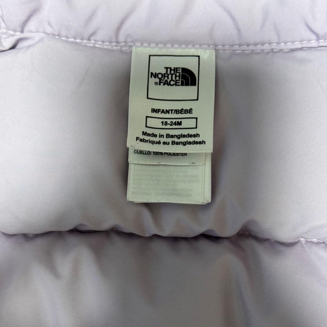 THE NORTH FACE キッズダウン ヌプシ パープル 18-24M
