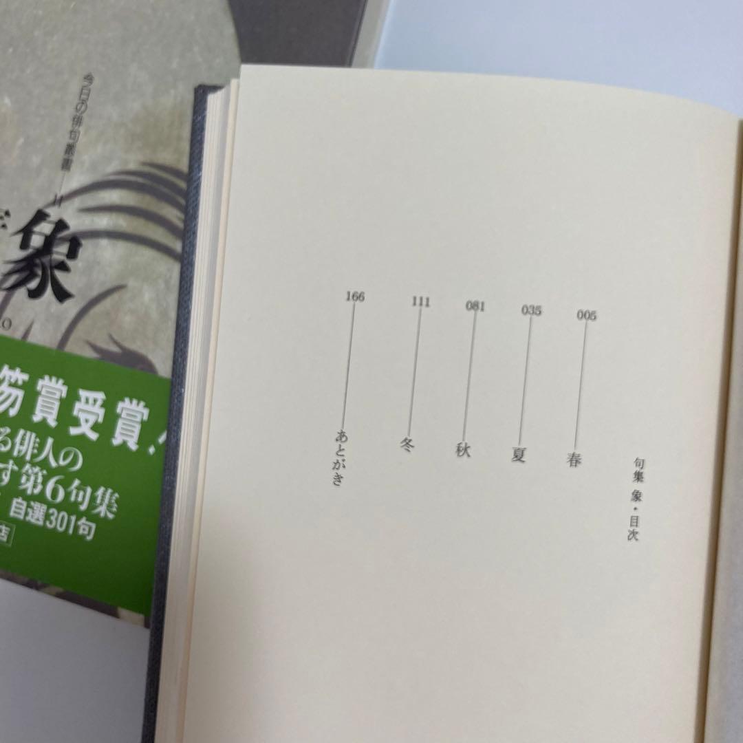 句集　象　宇多喜代子　今日の俳句叢書11