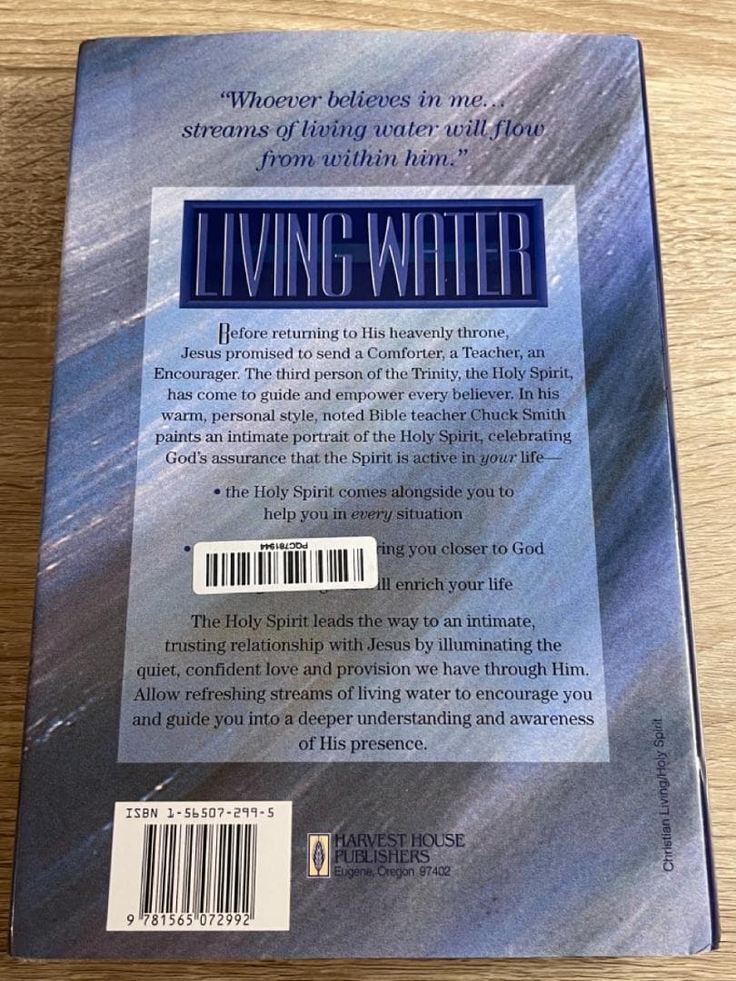 洋書 LIVING WATER by Chuck Smith