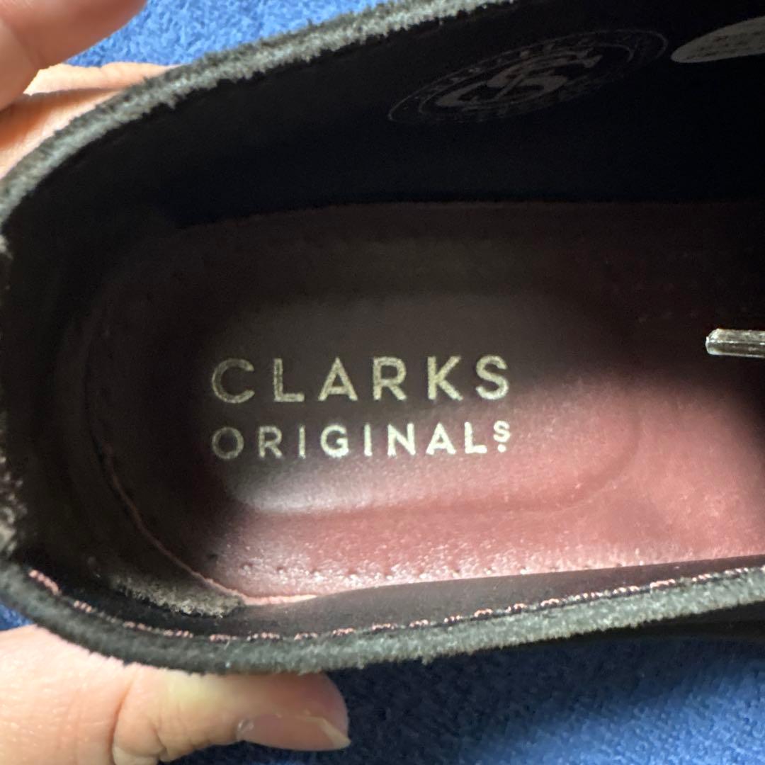 CLARKS クラークス デザートトレックレザーブーツ 23.5cm レディース