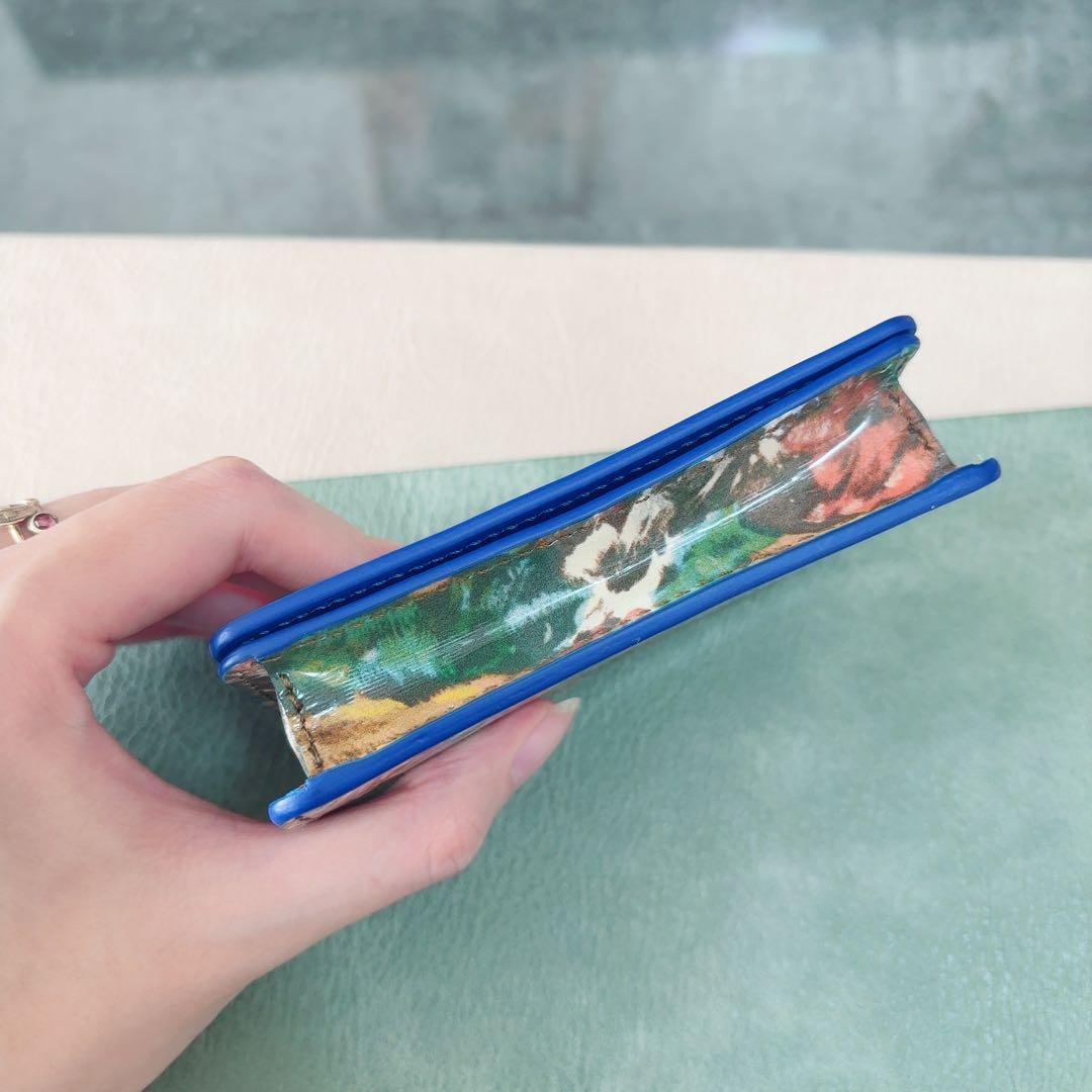 ラスト１【新品】メゾン マルジェラ 花柄 カードケース 名刺入れ マチ付き