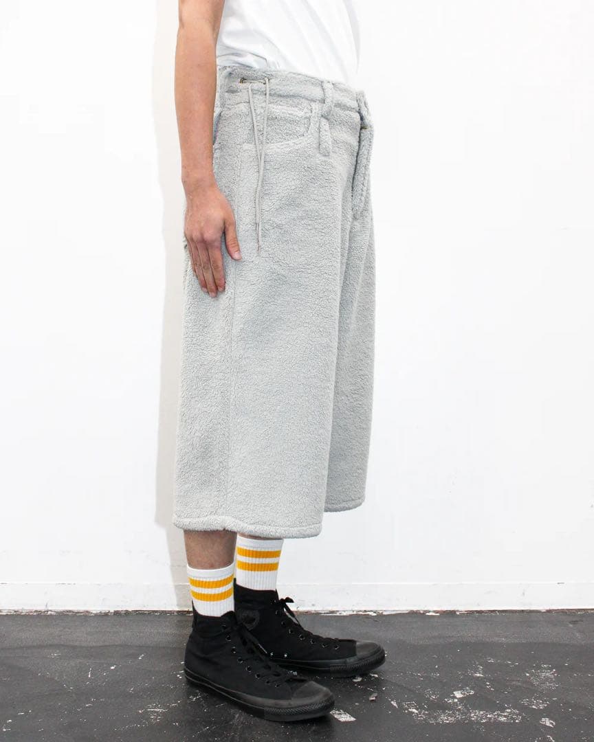 パンツ HIROKI TSUZUKI BOA FLEECE CROPPED PANTS