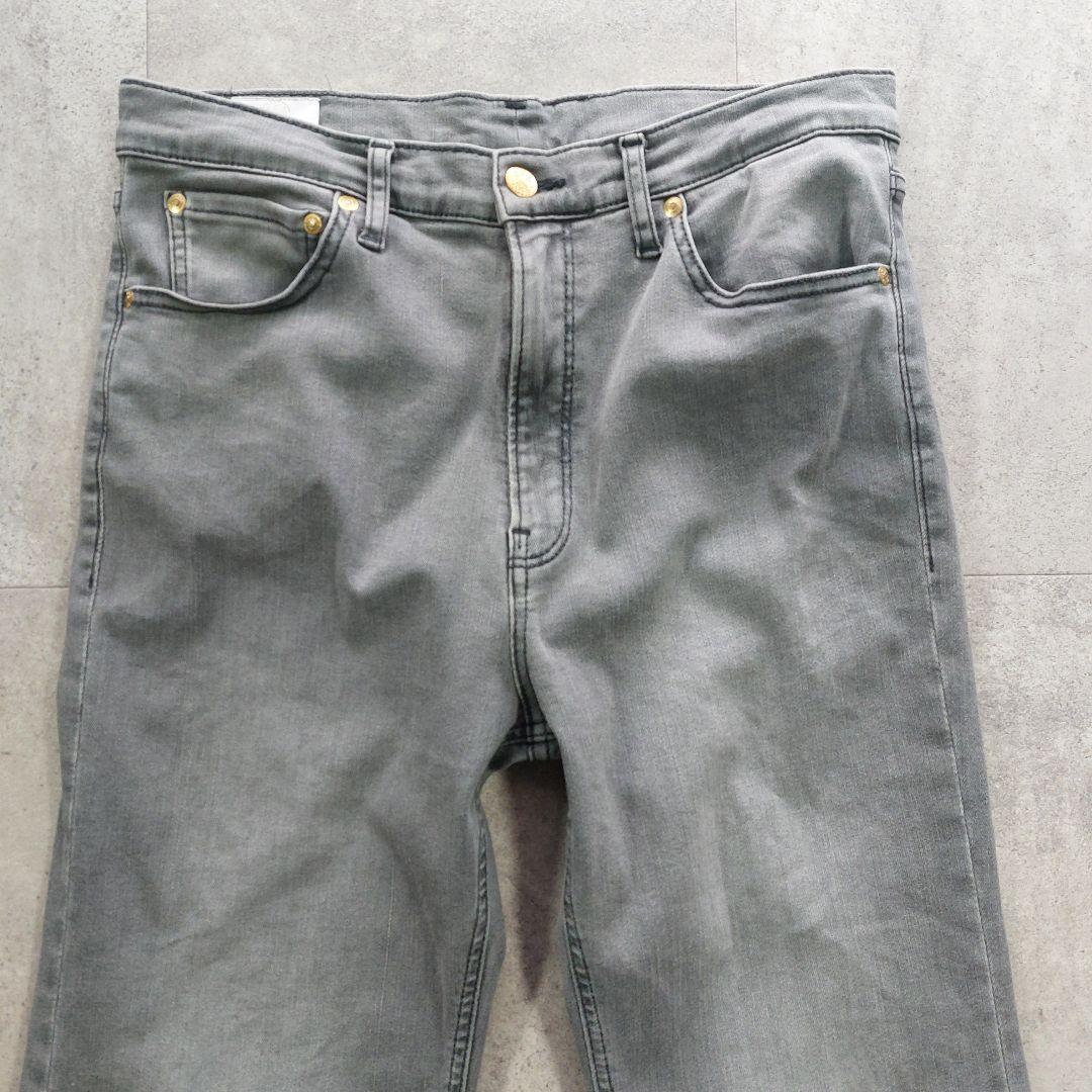 SURT×BIGJHON ワイドフレアデニム M スーパーストレッチ グレー