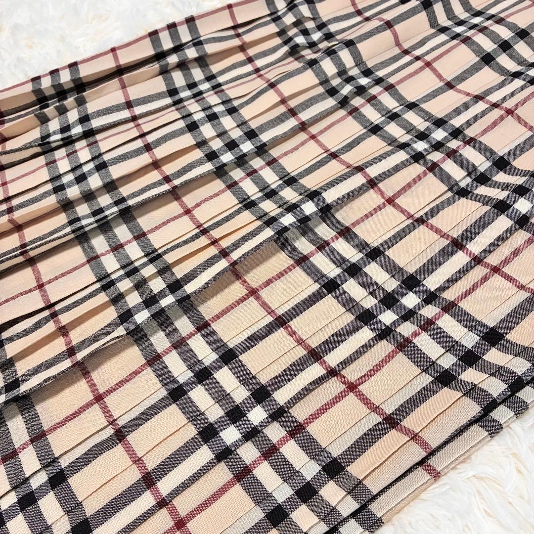 【専用】美品✨BURBERRYLONDONノバチェック巻プリーツスカートL春夏