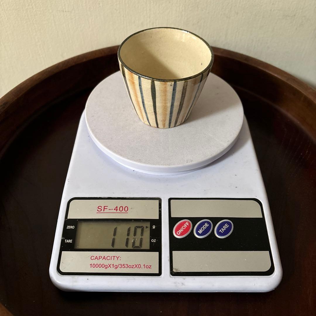 麦藁手蕎麦猪口　④瀬戸　十草　美濃　古道具　青山二郎　白洲正子　民芸　酒器　李朝