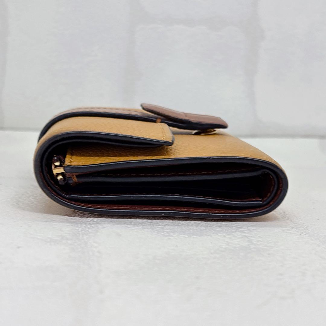 LOEWE ロエベ バーティカルウォレット イエロー 三つ折り財布 財布 美品