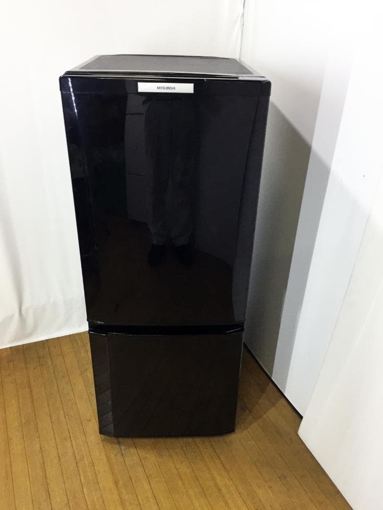 30日迄！送料無料★三菱 146L 冷蔵庫【MR-P15T-B】