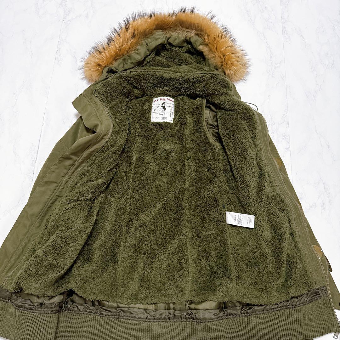 y2k N3B militaryjacket SLY モッズコート2wayファー