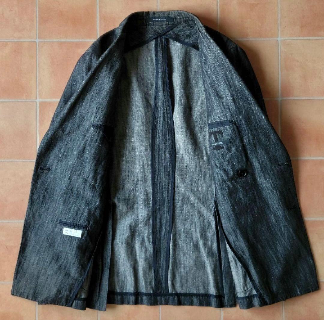 TAGLIATORE タリアトーレ ブラックデニム ダブル ジャケット 46