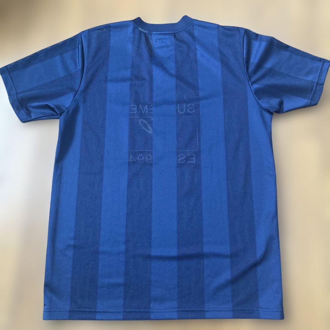 Supreme ネイビー Vネック Tシャツ