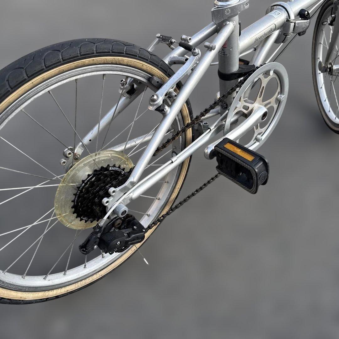 Boardwalk D7 折りたたみ自転車 シルバー