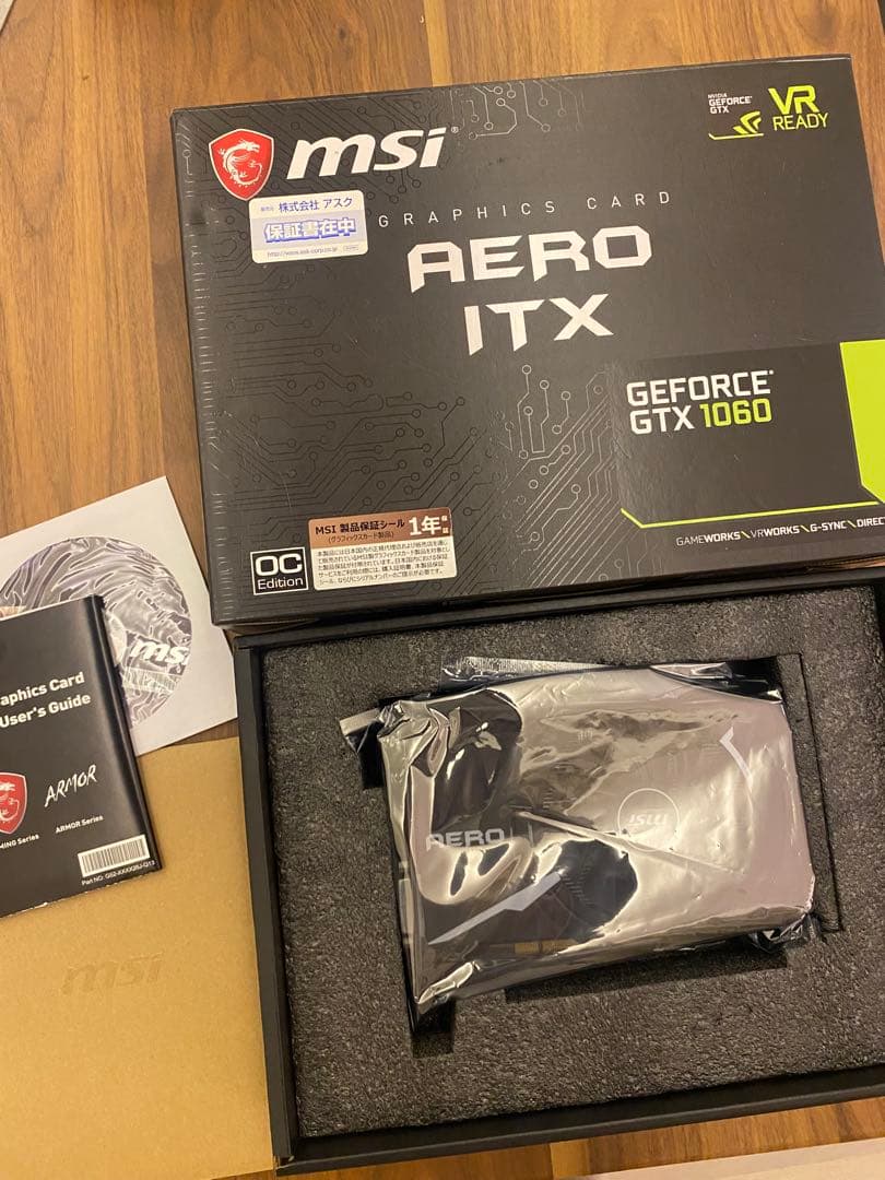 グラフィックボード・グラボ・ビデオカード MSI NVIDIA GEFORCE GTX 1060 AERO ITX OC