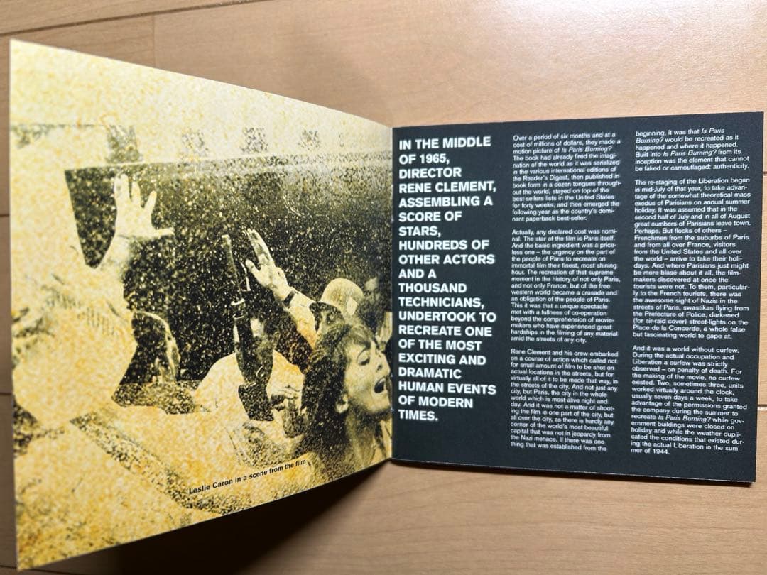 パリは燃えているか　オリジナル・サウンドトラックCD　音楽：モーリス・ジャール