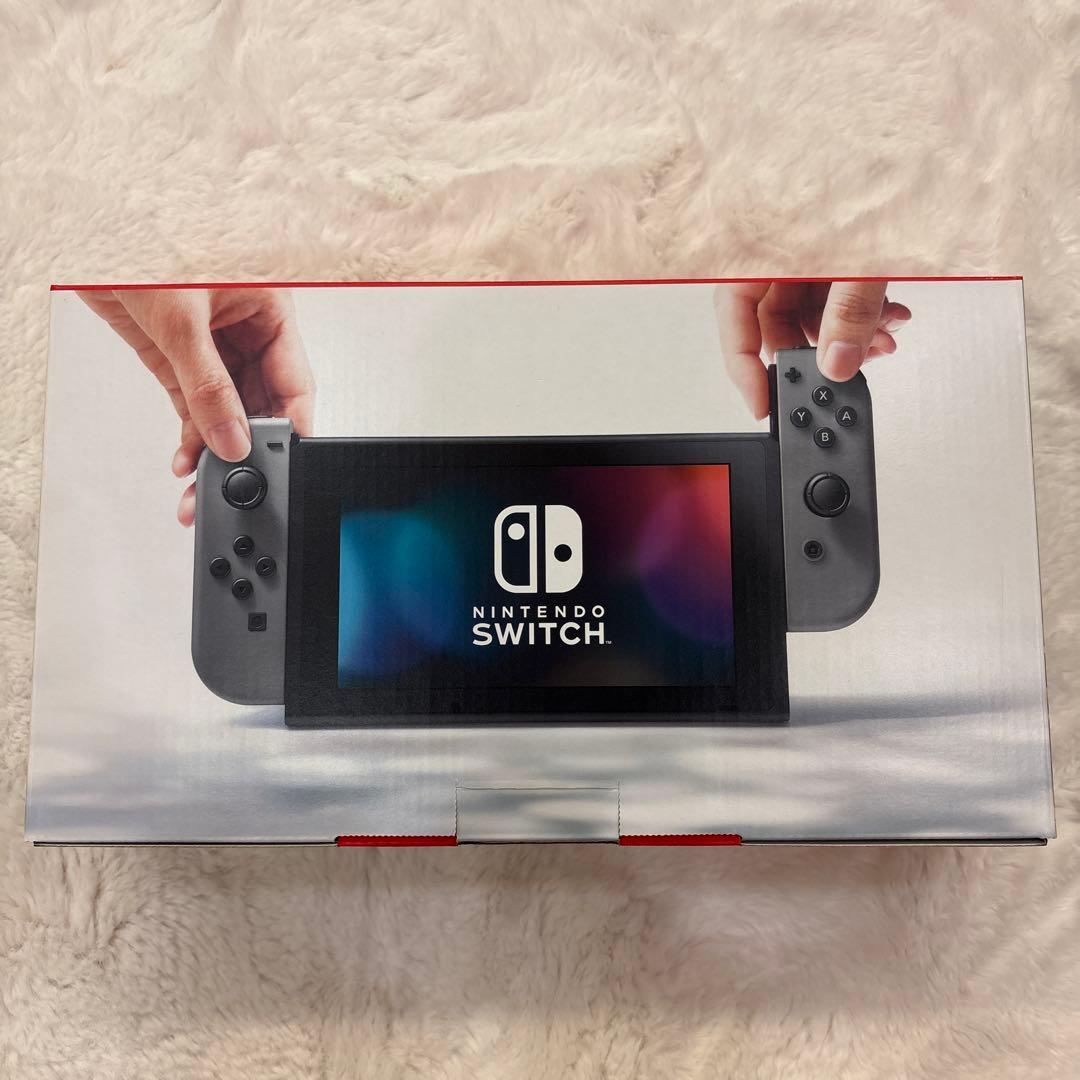 Nintendo Switch グレー 本体 極美品　箱 付属品全て有り