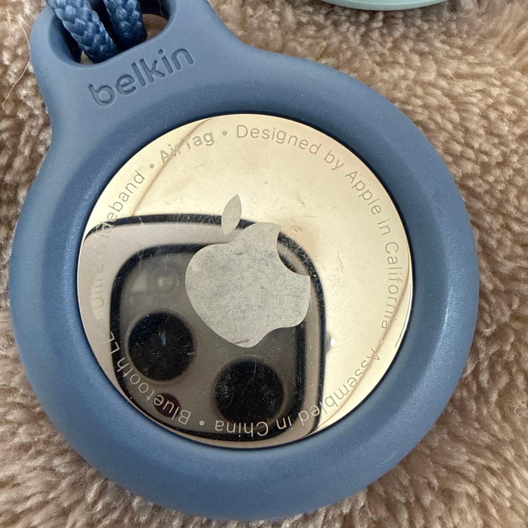 エアタグAirTag＋Belkin AirTag アクセサリー 3個セット