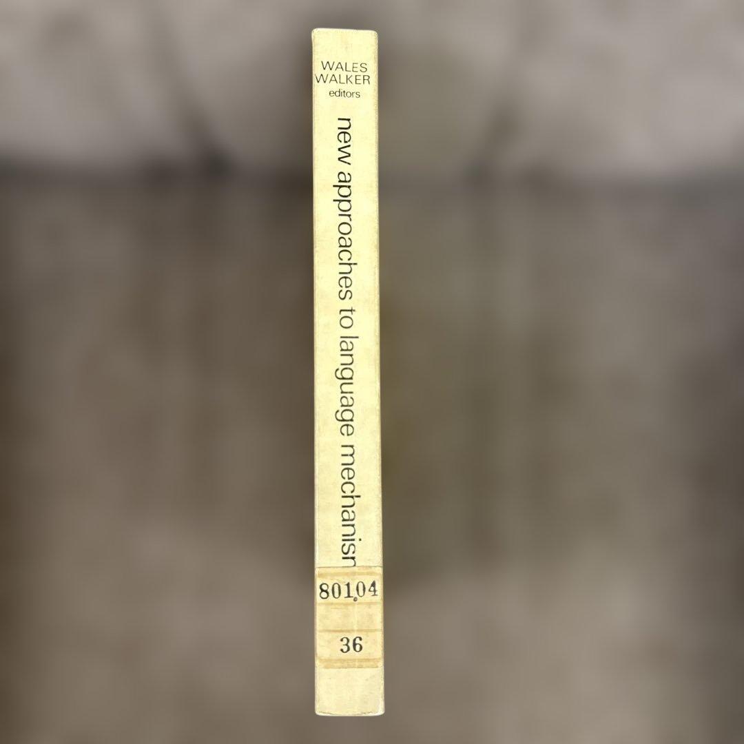 洋書 New Approaches to Language Mechanisms