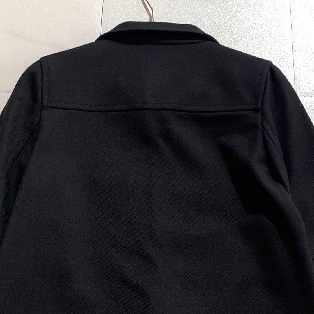 美品✨Courreges コート ジップデザイン 黒 サイズ38 裏地赤