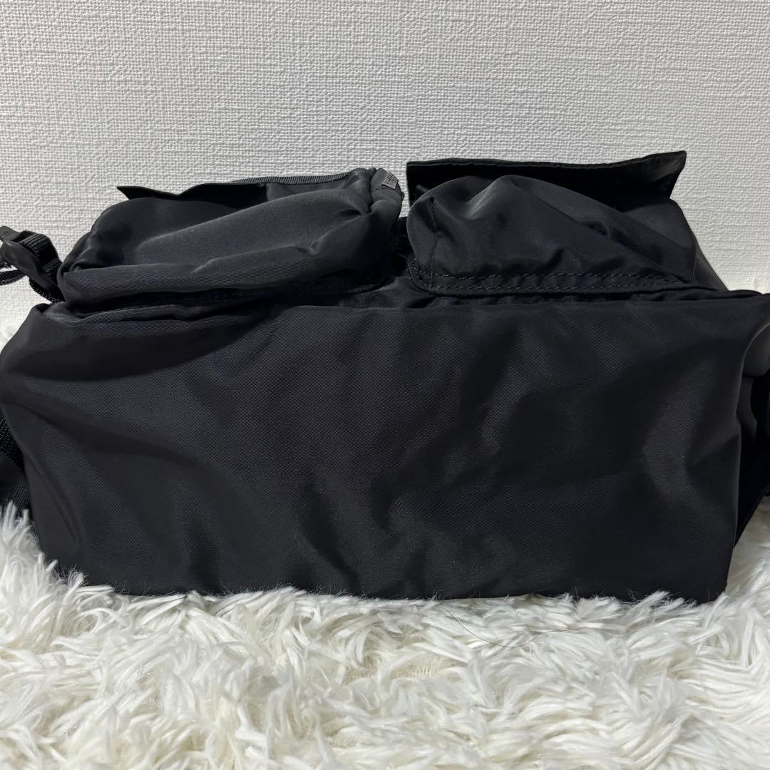 【美品】希少レア マリークワント　ウエストバッグ ナイロン 黒