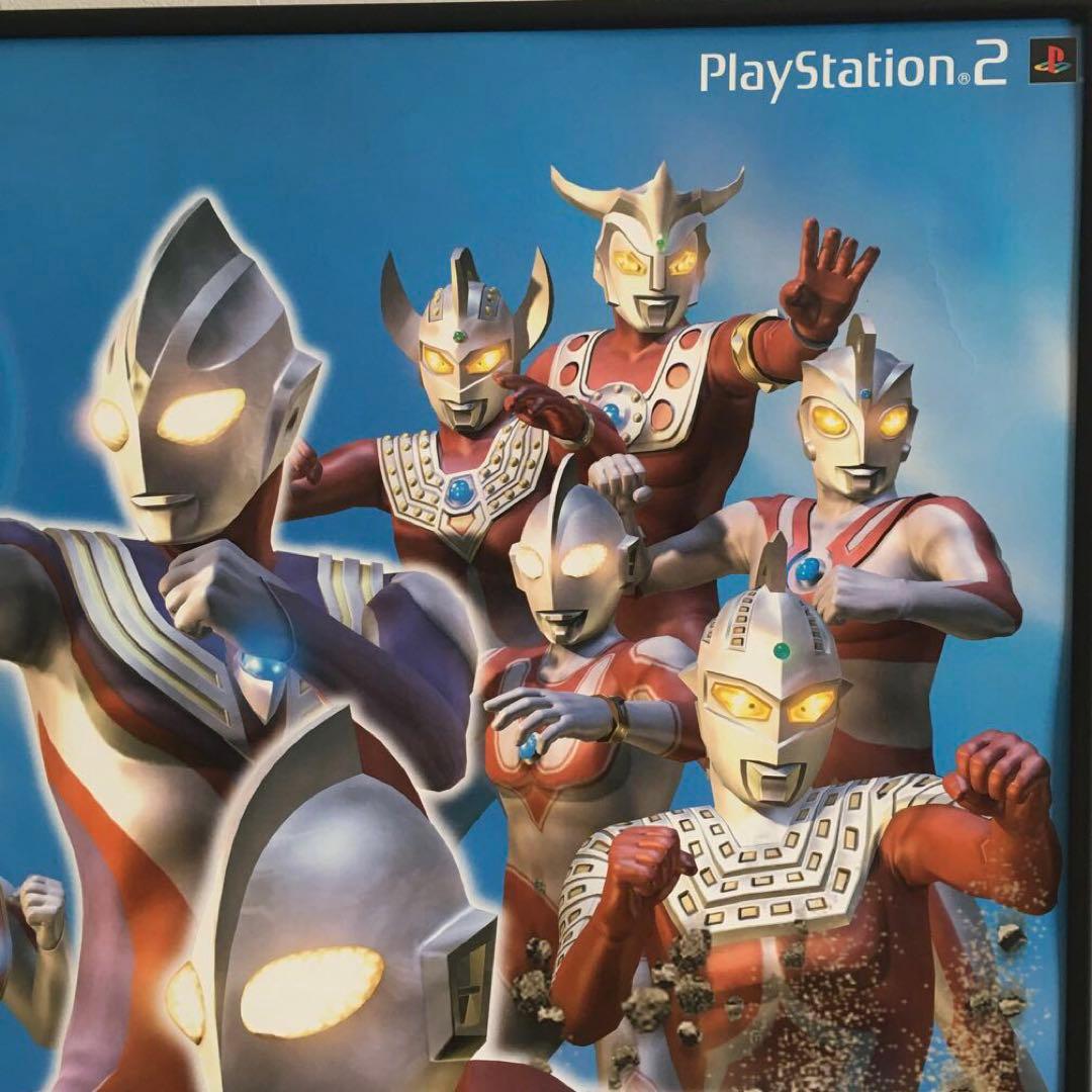 PS2 ウルトラマン3 Fighting Evolution 【販促用】ポスター