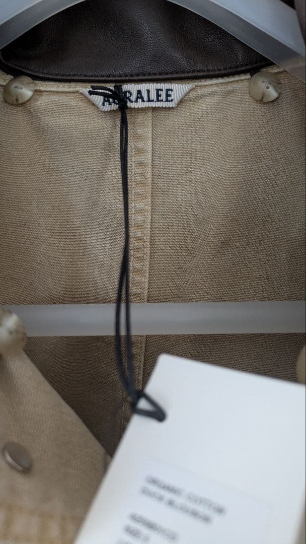 AURALEE ORGANIC COTTON DUCK BLOUSON サイズ5