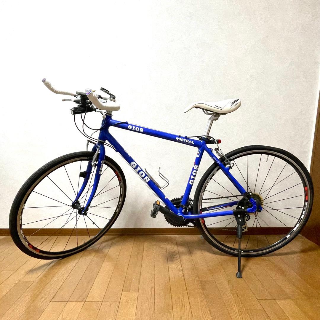引取限定 GIOS MISTRAL クロスバイク 430mm 室内保管 付属多数