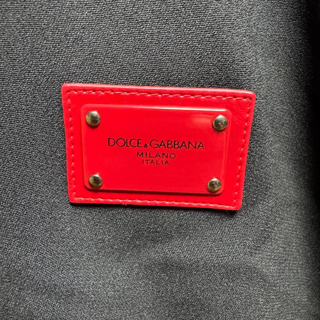 DOLCE&GABBANA ドルチェ&ガッバーナ　ロゴプレート　ブルゾン　リブ